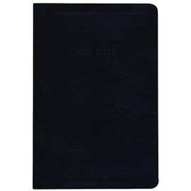 KJV Large Print Thinline Reference Bible, Flexisoft (Red Letter, Imitation Leather, Black)