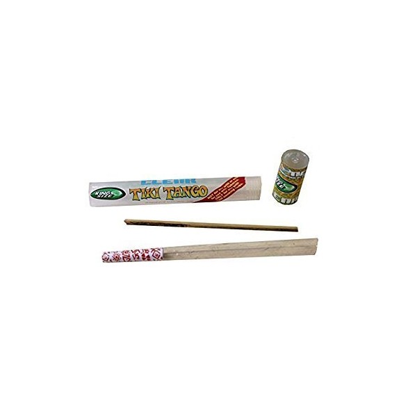 Cyclones Pre Rolled Clear Transparent Cone with Tip and Reuseable Tube (Tiki Tango)