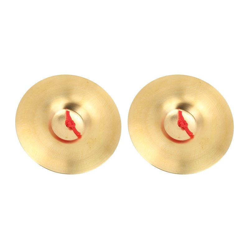 Crash Cymbal Brass Percussion Instrument Pair Teaching Tool Toy for