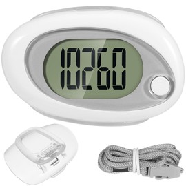 iplusmile Pedometer, Small Pedometer, Pedometer, Cord Included, Clip, Sports Pedometer, Easy to Hang on the Neck, Digital Pedometer, 3D Sensor, Large Screen, Pedometer, Unisex, For Children and the