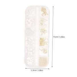 TOVINANNA Nail Charms Assortment Elegant Nail Decorations with Assorted Pearl Bow Designs for Acrylic Nails DIY Nail Art Versatile Accessories for Stunning Nail Designs