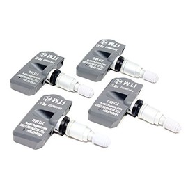 ITM Set of 4 08002M 315mhz TPMS Tire Pressure Sensors Compatible with Honda CR-V 2012-2014 w/Silver Aluminum Valve Stems Replacement