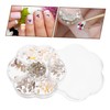 Minkissy Unique Shape Rhinestones Nail Gems for Art Hotfix Nail