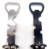 Beautiful Folding Exercise Bottle Opener, Heavy Stainless Steel (2 Pcs)