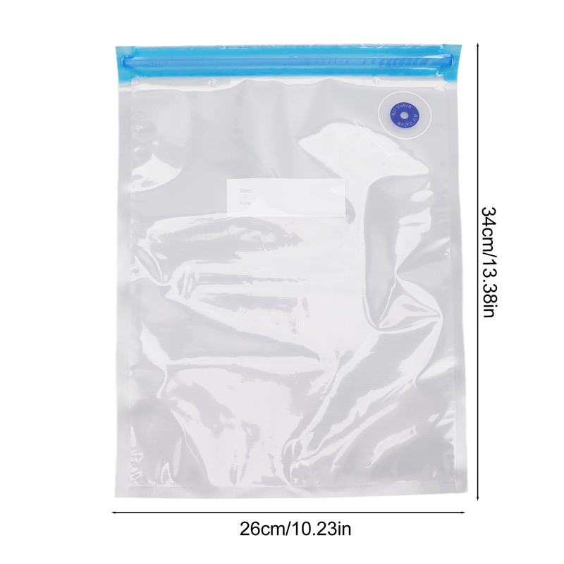 10Pcs Food Vacuum Bag Odorless Space Saving Vacuum Sealer Bag