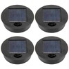 Lotnery Replacement Solar Panels for Garden Lights, 4 Pack 2.8"