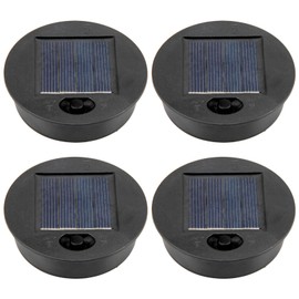 Lotnery Replacement Solar Panels for Garden Lights, 4 Pack 2.8" Replacement Solar Light Top, Replacement for Lantern Box Top DIY Lantern Outdoor Hanging Garden Decor (4PCS 7CM/2.8")