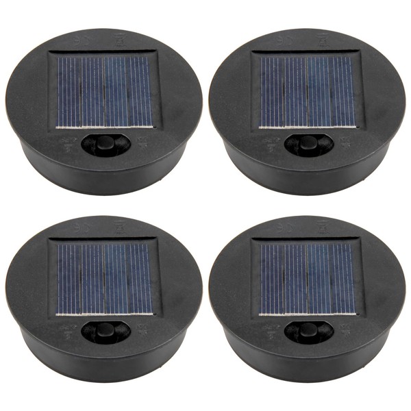 Lotnery Replacement Solar Panels for Garden Lights, 4 Pack 2.8"