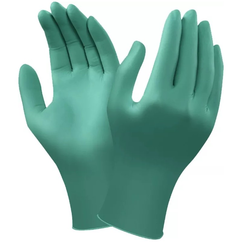 Ansell Guante Nitrilo Verde Ansell Touchntuff 92-600 S/polvo 100pzs