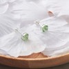 Philip Jones Light Green Stud Earrings Created with Zircondia® Crystals
