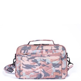 Lug Women's RFID Top Handle Crossbody Bag-Scoop 2, Camo Rose, Large