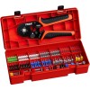 PEBA Ferrule Crimping Tool Kit Self-Adjusting Square Crimp Pliers for