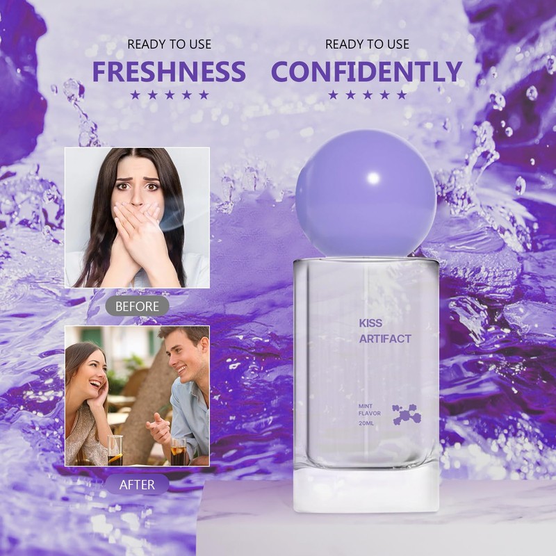 2Pcs Probiotic Oral Spray for Long-Lasting Freshness, Alcohol-Free Oral Spray