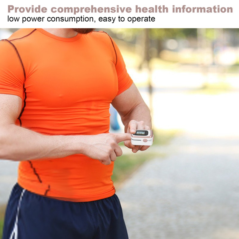 Fingertip Clamp Pulse Oximeter Blood LCD Display Oxygen Saturation Test