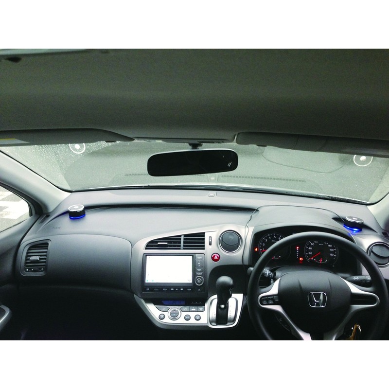 アークス 車載用バッテリー搭載スピーカー idegia-ダイナミックデュアルサウンド (充電機能付)/AUXケーブル1.9m付属/DC12V車専用 ブラック X-108