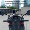 BRCOVAN Motorcycle Cross Bar Fit M10 & M8 Rear-View Mirror