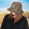 VJUYSW Leopard Print Bucket Hat Reversible Fisherman Hats Fishing Hat