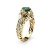 Gold Emerald Rings Gold Rings for Women Emerald Ring Dainty