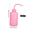 Healeved 2pcs Eyelash Cleaning Bottles Nozzle Portable Squeeze Water Bottles