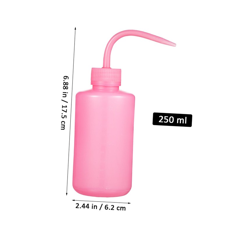 Healeved 2pcs Eyelash Cleaning Bottles Nozzle Portable Squeeze Water Bottles