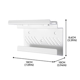 shinar Metal Wall Mount Compatible with Starlink Gen 3 Mount, All in One Holder, Starlink Standard V3 Mesh Router and Starlink Gen 3 Power Supply Mounting Kit for Starlink V3