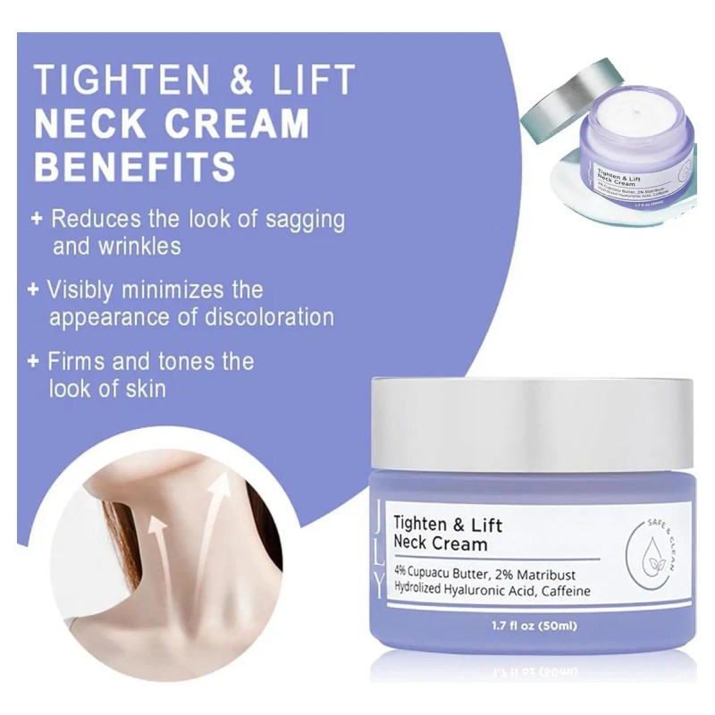 2x Neck Cream Tighten & Lift Firming, Neck Firming Cream