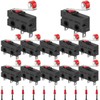 MKBKLLJY Pack of 12 Mini Micro Limit Switch KW12-3 AC