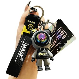 SHUNYI Keychain Flash Bear, Bag Charm, Key Chain, Multi-functional, Casual, Fashion, Bag Accessory, Key, Car, Birthday, Gift, Cute, Bag Charm, Keychain, Couples Style, Popular, Goods, gray