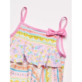 KIKO & MAX - Traje de baño de Bikini con Volantes para niña, Parte Delantera con Volantes Estampados., 6