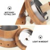 Healifty Moxibustion Box Bamboo Moxa Burner Holder 3- Gear Adjustable
