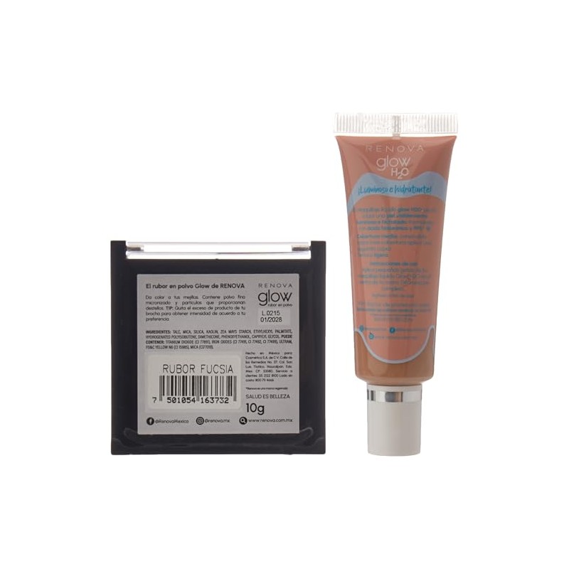 Renova | Kit Rubor Fucsia & Maq Glow H2O Soleado