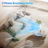 Misby Desk Fans Small Quiet, 13 Inch Bladeless Table Fan,