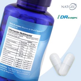 PROBIOTICOS | Natgel Probioticos Digestivos | Cepas Importantes Esenciales y Inulina de Agave como Prebiotico | 120 Capsulas DRCaps de Prolongacion Re