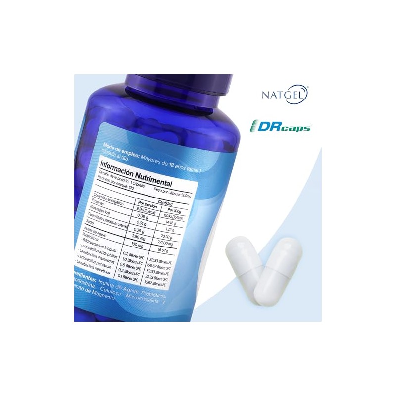 PROBIOTICOS | Natgel Probioticos Digestivos | Cepas Importantes Esenciales y