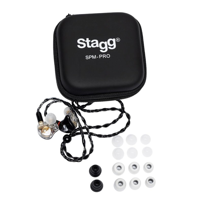 Stagg Professional Quad Driver In Ear Monitors, High Resolution, Sound