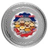 Pactogo 12" Round Aluminum Foil Pizza Pan - Disposable Waffle