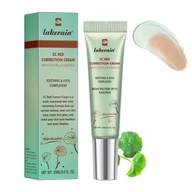 CC Red Correction Cream With Centella - Color Correcting Formula for Blemishes, Red Skin, & Acne Marks - Lightweight, Non-Greasy - Hydration Skin and SPF Protection