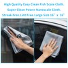 Streak Free Miracle Cleaning Cloths Easy Clean Nanoscale,Fish Scale Microfiber