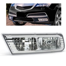 HECASA Left Fog Light Compatible with 2010-2013 Acura MDX Driver Side LH Lamp Assembly without Bulbs Replacement for AC2594101