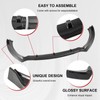Fancemot Carbon Fiber Front Bumper Lip Splitter Compatible with Ford