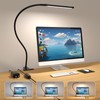 Mojimdo LED Desk Lamp with Clamp, LED Dimmable Reading Lamp