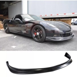 Unbranded FOR 06-12 CHEVY CORVETTE C6 URETHANE FRONT BUMPER LIP SPOILER PROTECTOR BODY KIT