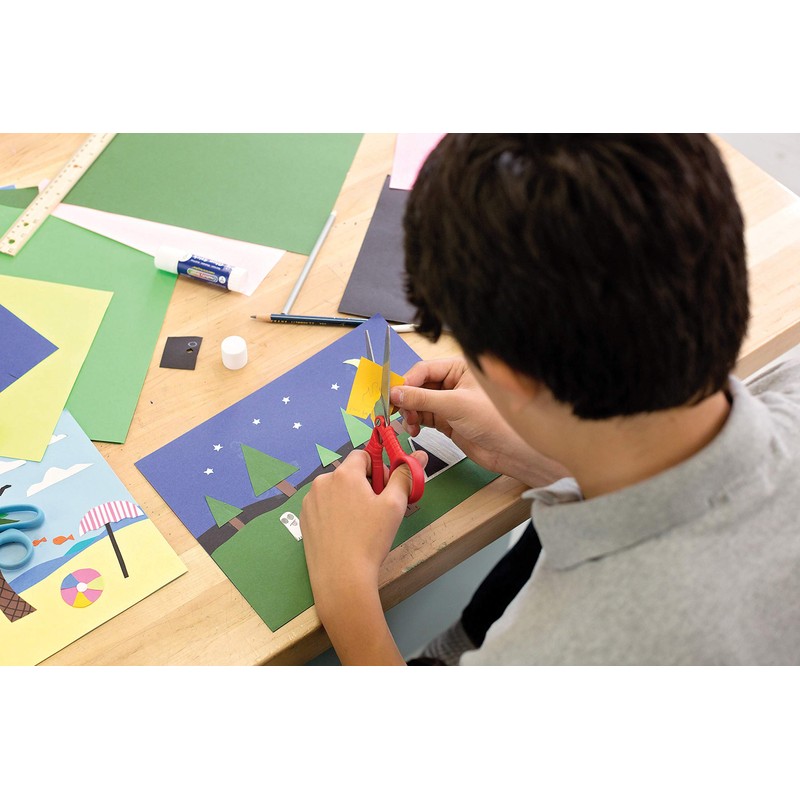 Tru-Ray® Heavyweight Construction Paper Pad, 10 Assorted Colors, 9" x