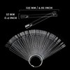 Nail Colour Display" Clear Nail Swatch Sticks, Salon Nail Display