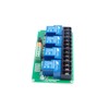 KNACRO 4-Channel DC 24V Relay Module High/Low Level Triggering Optocoupler