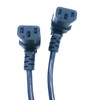 IEC 320 C14 to 2 x C13 90 Degree Power