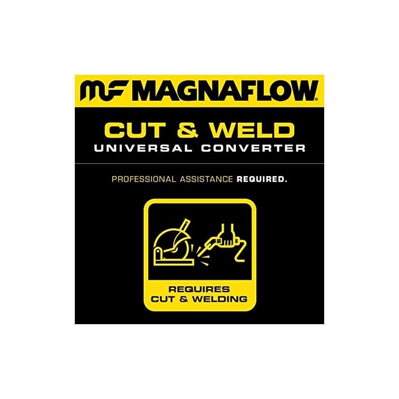 MagnaFlow Catalytic Converter 91003: Standard Grade, Universal Fit (EPA Compliant)
