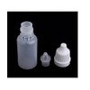 24 PCS Clear Plastic Empty Refillable Dropper Bottle Essential Oil