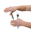 EazyHold Lavender Silicone Assistive Universal Cuff, Hand Grip Device for