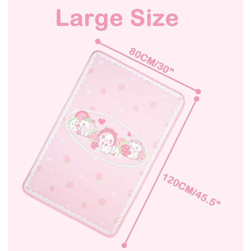 Landofgenie Waterproof Changing Mat 80 x 120 cm Washable Reusable